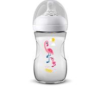 Philips Avent SCF070/21 Biberon Natural 260 ml motif Flamand 0-12 Mois