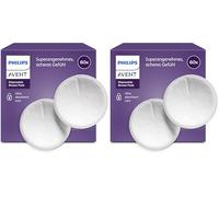 Philips Avent SCF254/61 Lot de 2 coussinets d'allaitement jetables, ultra confort et sécurité, Blanc