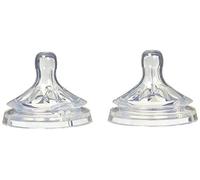 Philips-Avent - SCF651/27-2 Tétines Natural - 0 mois+ / 1 Trou à Débit Nouveau-né