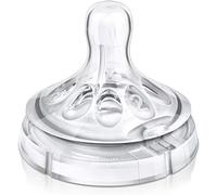 Philips Avent - SCF652/27 - Lot de 2 tétines Natural 1m+, débit lent
