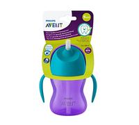 Philips Avent Bendy Straw SCF796/02 9m+ tasse avec paille flexible Purple 200 ml