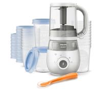 Philips Avent Scf883/20 Coffret Cadeau Robot Cuiseur-Vapeur Et Mixeur Blanc