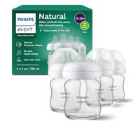 Philips Avent SCY910/04 Biberon en verre avec tétine naturelle 118 ml