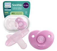 Philips Avent Sucette +0 Mois Soothie Fille 2 Pièces