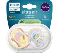 Philips Avent Sucette +0m Air Papillon/Crabe 2 Pièces