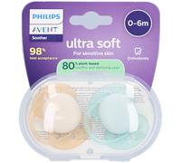 Philips AVENT Sucette SCF091/40 Soft Neutre +0m 2 pièces