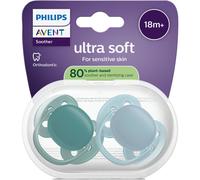 Philips Avent Sucette +18m Soft Bleu/ Vert 2 Pièces