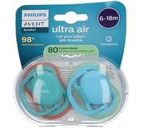 Philips Avent Sucette +6m Air bleu nuit/vert Sucette(S) 2 pc(s)
