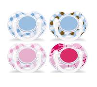 Philips Avent - Sucette Classique Orthodontique Anatomique Silicone Philips Avent 0-6M 2 u. - couleur Aléatoire