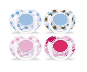 Philips Avent - Sucette Classique Orthodontique Anatomique Silicone Philips Avent 0-6M 2 u. - couleur Aléatoire