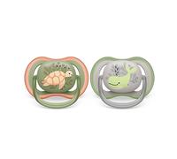 Philips Avent Ultra Air Sucette Bébés 6-18 Mois Tortue/Baleine 2 Pièces