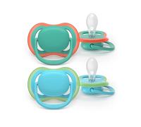 Philips Avent Sucette +6m Air Nachtbleu/Vert 2 Pièces
