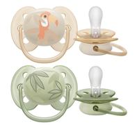Philips Avent Sucette ultra douce,0-6 mois, garçon - 2 pièces