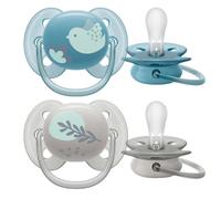 Philips Avent Sucette ultra douce,6-18 mois, garçon - 2 pièces