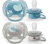 Philips Avent Sucette Ultra Soft SCF091 6-18 mois silicone sans BPA 2pcs