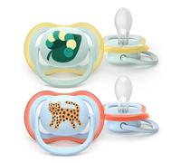 Philips Avent Sucette +0m Air Escargot/Chien 2 Pièces
