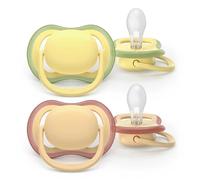 Philips AVENT Sucettes Orthodontiques Ultra Air Couleurs de la Nature 0–6 mois Mixte Jaune 2 pièces