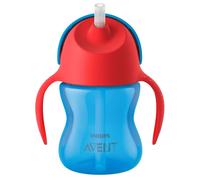Philips Avent Tasse avec St RAW 9+ mois, Bleu - 200 ml