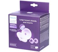 Philips Avent Large Nipple Shields And Tips Argenté