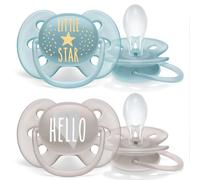 Philips Avent Tétine Dummy Hygienique 0-6m/6-18m 18m+ Capuchon