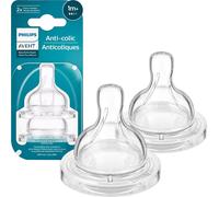 Philips Avent Tétine pour biberon SCY76202 1m+ Silicone Anti-coliques free