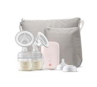 Philips Avent Tire-lait électrique double - Tire-lait électrique, force hospitalière, sans BPA, avec sac de voyage et pochette, SCF393/82