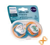 Philips AVENT Ultra Air B Silicone Tétine Flexible Convient À 6-18m 2 Pièces