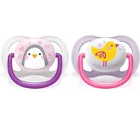 Philips AVENT Sucettes Ultra Air Fille Pingouin/Oiseau 0-6 mois