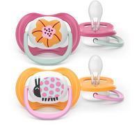 Philips Avent Ultra Air SCF080/27 6-18 m tétine Girl 2 pcs