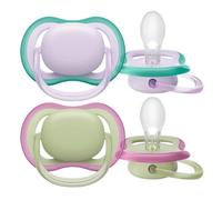 Philips Avent Ultra Air Sucette,0-6 Mois, Fille - 2 Pièces