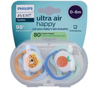 Philips Avent Ultra Air Sucette +0m collection boy Sucette(S) 2 pc(s)