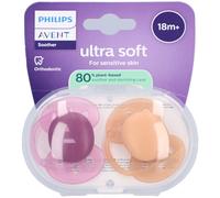 Philips Avent Ultra Air Sucette +18m Soft fuchsia/pêche Sucette(S) 2 pc(s)
