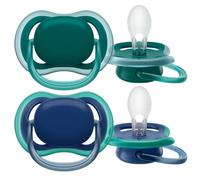 Philips Avent Ultra Air SCF085/31 6-18 m tétine Dark Blue/Green 2 pcs