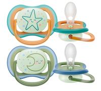 Philips Avent Ultra Air Sucette de nuit,18 + mois - 2 pièces
