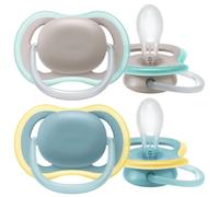 Philips Avent Ultra Air Sucette, Dure,18 m+ - 2 pièces