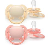 Philips Avent Ultra Soft Sucette Eco 0-6M Rose Orange 2uts