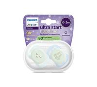 Philips Avent Ultra Start 0-2M Nighttime L Green Blue 2uts