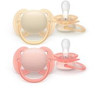 Philips Avent Ultrasoft SCF091/38 0-6 m tétine Girl 2 pcs