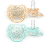 Philips Avent Ultrasoft SCF091/41 0-6 m tétine Neutral 2 pcs