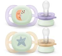 Philips Avent Ultrastart Day&Night SCF075/17 0-2 m tétine Girl 2 pcs