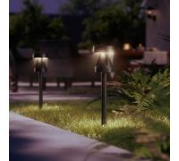 Philips Avery Borne d’éclairage solaire, LED, 8720169386877,