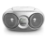 PHILIPS AZ215S - Lecteur CD Portable - Tuner Radio FM - Gris
