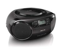 Philips AZB500B DAB Lecteur de CD avec amplification dynamique des basses Noir