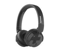 Philips Audio Casque Supra-aural BH305BK/00 Casque Supra-aural (Bluetooth, Basses volumineuses, Isolation sonore Active, autonomie de 18 Heures, Pliable) Noir Taille Unique
