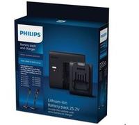 Philips Batterie d'origine Lithium-ion pour AquaTrio Cordless, double autonomie, 25,2 V (XV1797/01) Noir