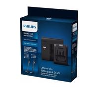 Philips Batterie et Chargeur Lithium-ION pour aspirateur Eau et poussière sans Fil AquaTrio 9000 Series (XV1797/01), Noir