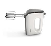 Philips Batteur - 450W, 5 Vitesses + Turbo, Batteur Fouet Double Cône, Outil de Pétrissage, Gris (HR3740/00)