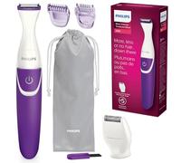 Philips Bikini Genie BRT383 Cordless tondeuse pour femme pour une ligne de bikini, avec tête de rasage et sabot