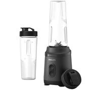 Philips Blend & Go 3000 Series Mini blender à smoothie ? 350 W, bouteille portable de 0,6 l, lames en acier inoxydable, 2 réglages de vitesse, passe au lave-vaisselle, technologie ProBlend, noir