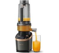 Philips Mixeur haute vitesse série 7000, technologie problend ultra, 1,8 L, 6 programmes, argent, noir (HR3770/10)